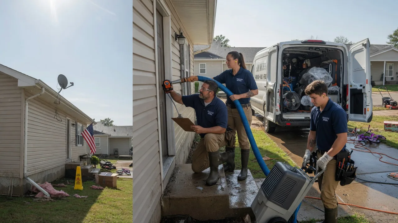 Ceiling Water Damage Restoration in Nash, OK near me